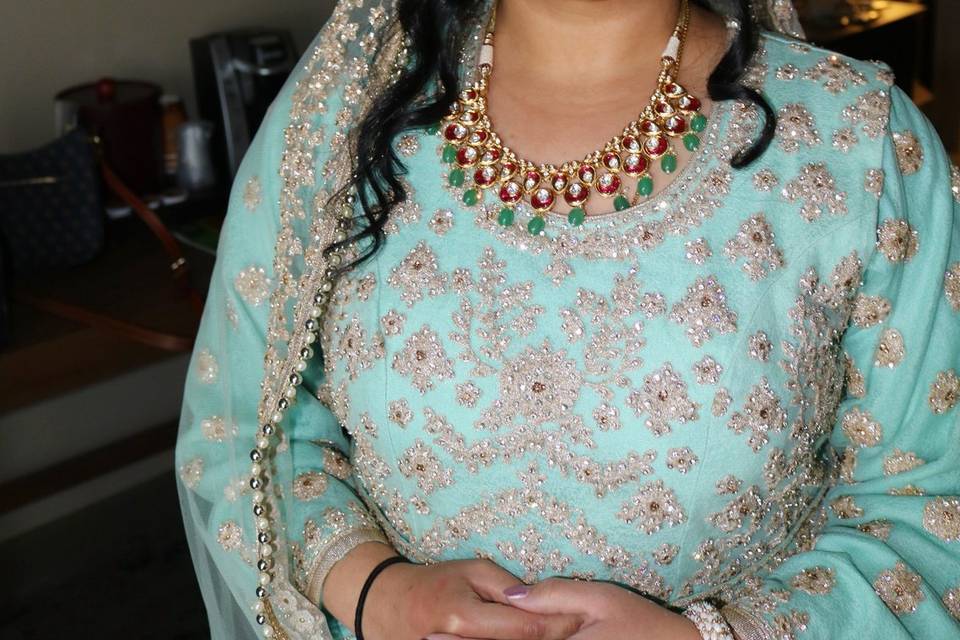 Gorgeous Indian bridal makeup