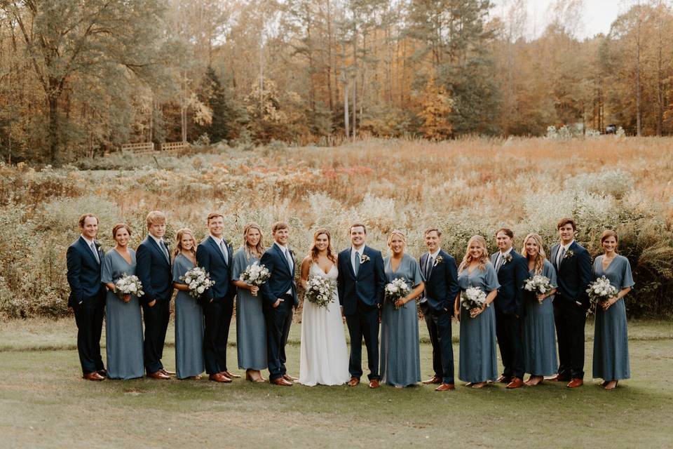 Fall wedding