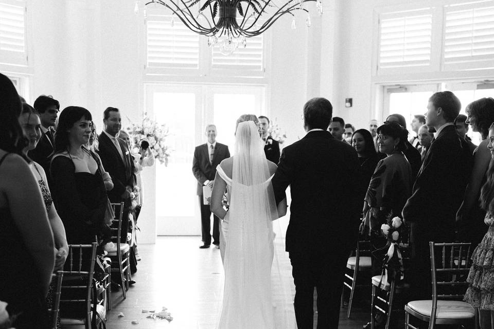 Ceremony in the fall line