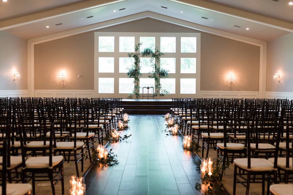 Indoor Ceremony at the Mansion