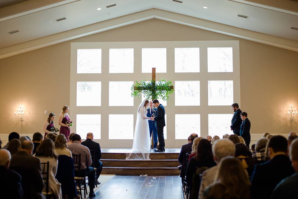 Indoor Ceremony at the Mansion