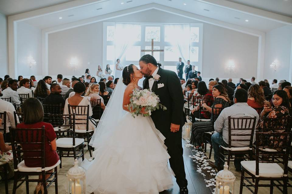 Indoor Ceremony at the Mansion