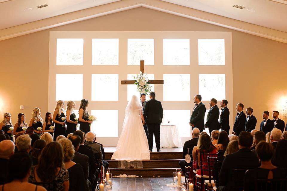 Indoor Ceremony at the Mansion