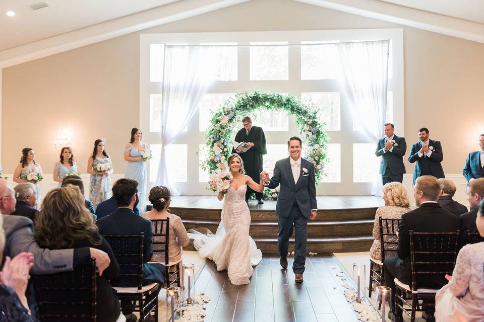 Indoor Ceremony at the Mansion