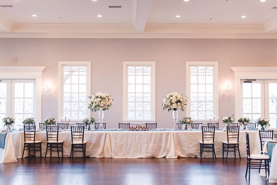 Reception Hall at the Mansion