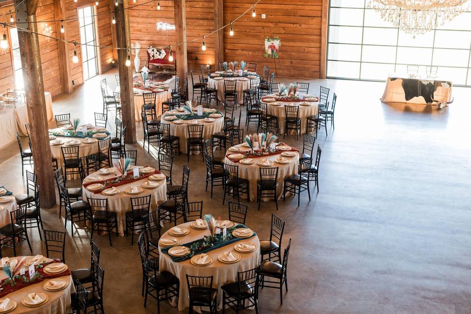 Morgan Creek Barn ballroom