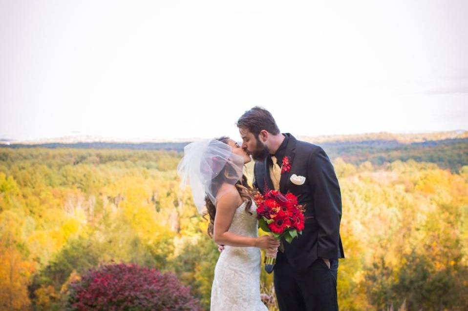 Couple kissing