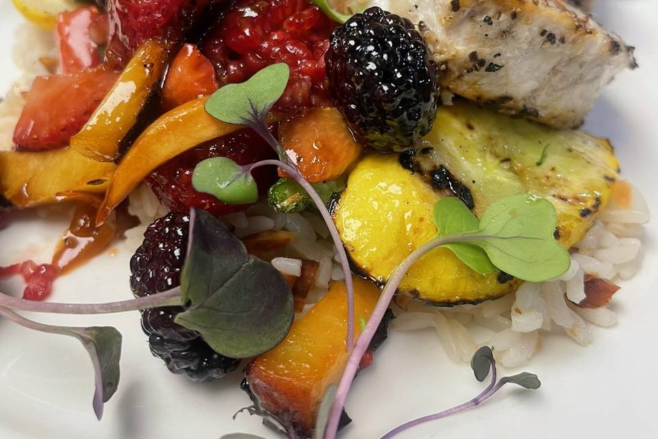 Peach & Berry Swordfish