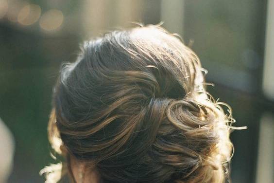 Bridal updo