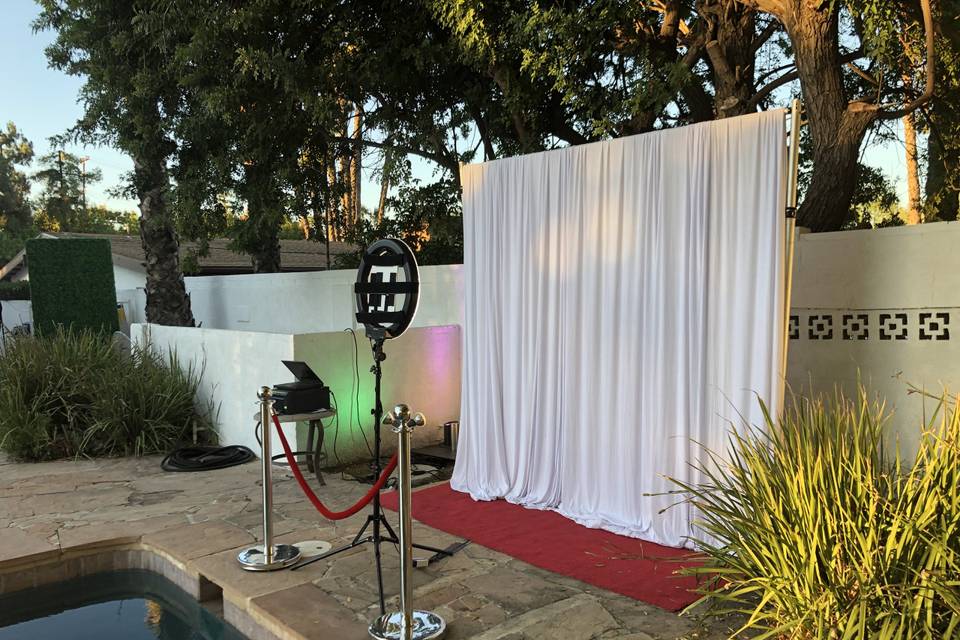 Wedding photo booth