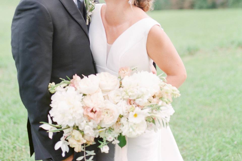 Bride and Groom Laughing