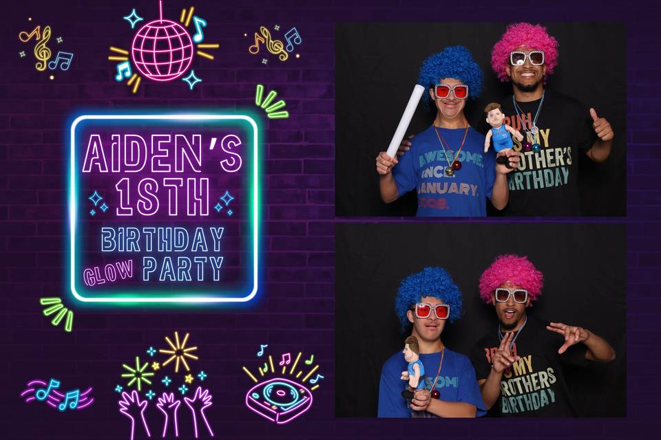 Aiden's 18th Glow Party