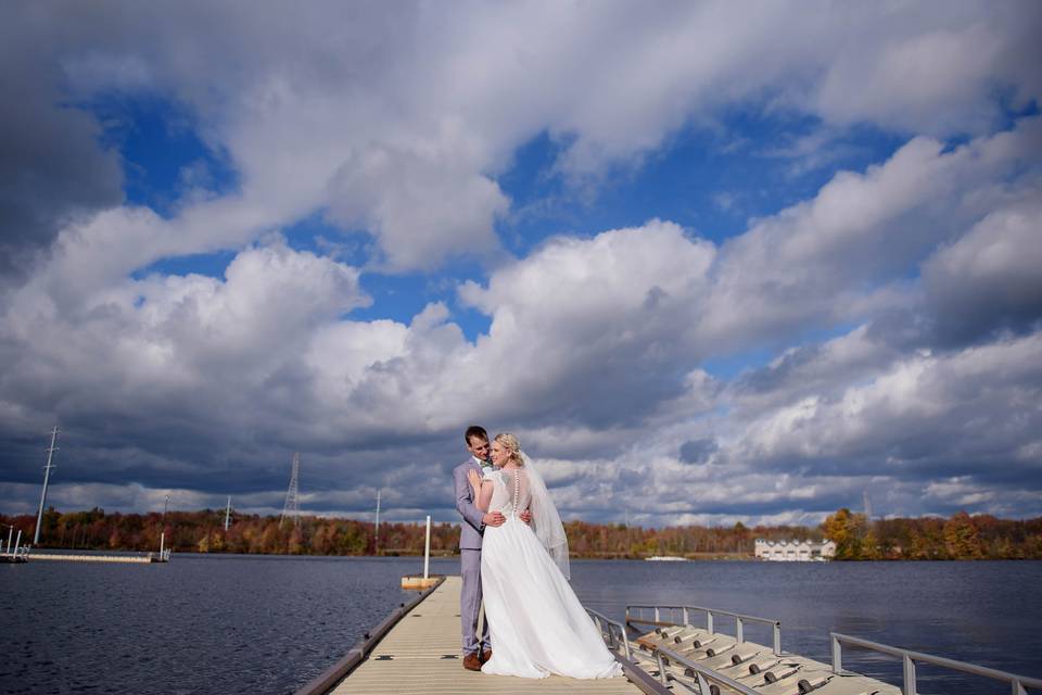 Dramatic lake views at Mercer