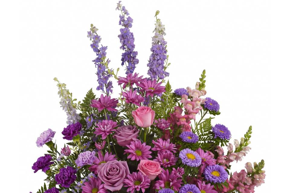 Luscious lavender basket