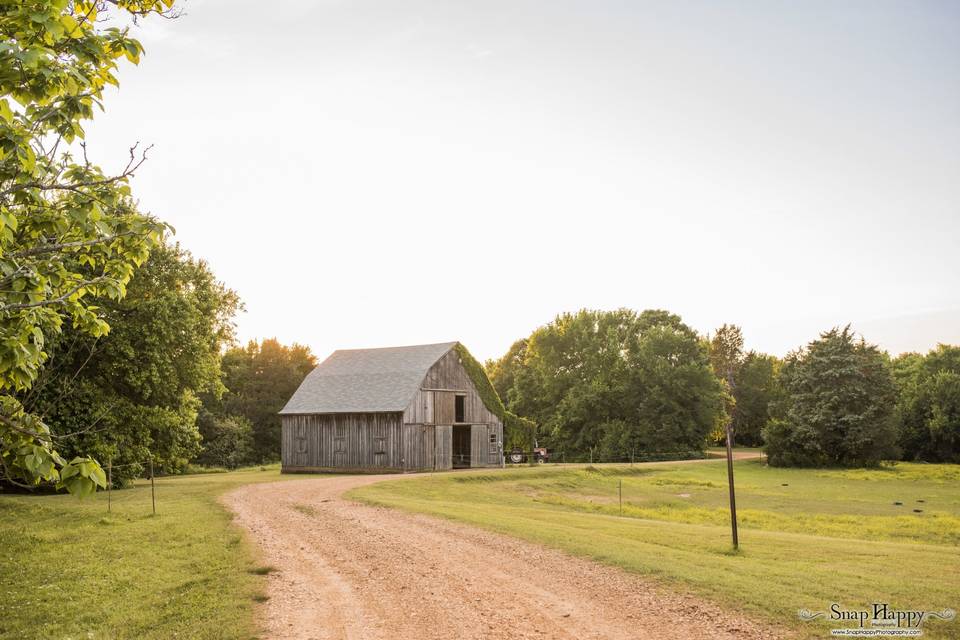 Barn view from Guest House