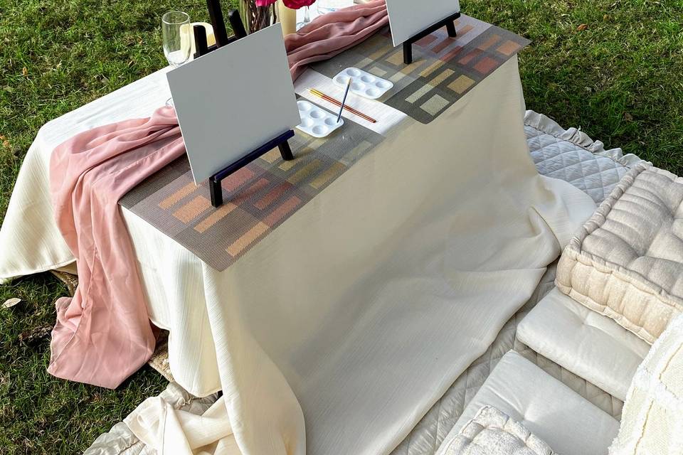 Pretty & Pink Painting Picnic.