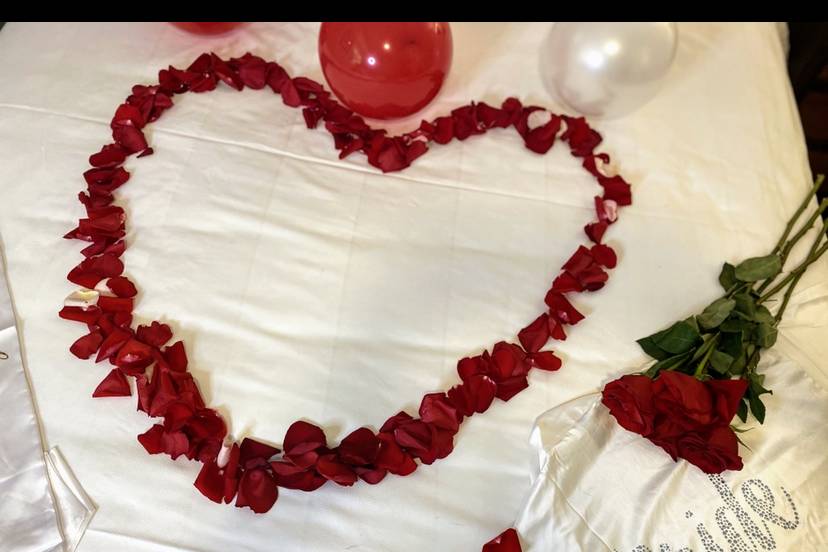 Red Roses Heart for Couple.