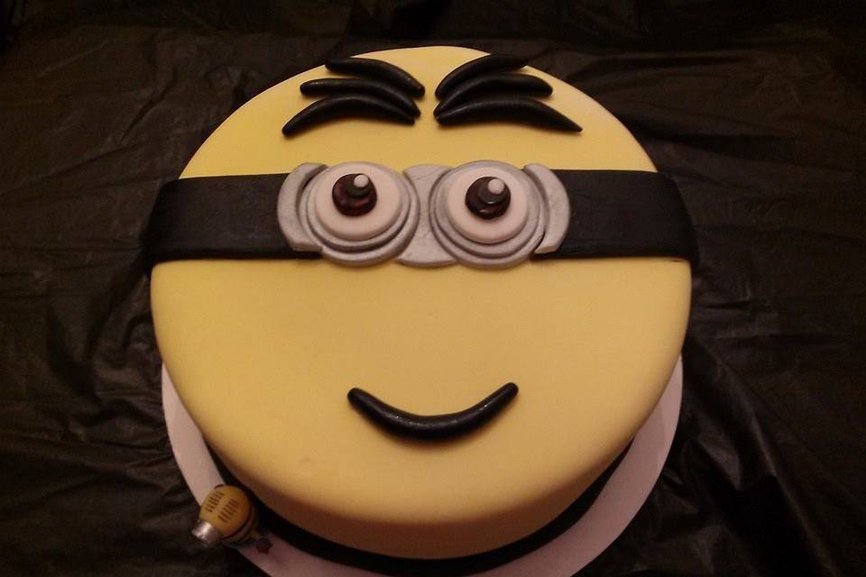 Minion Themed Birthday Cake