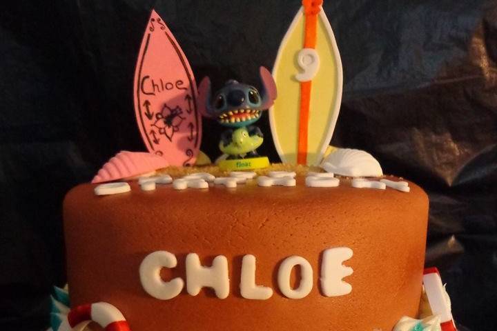 Lilo & Stitch Themed Birthday Cake