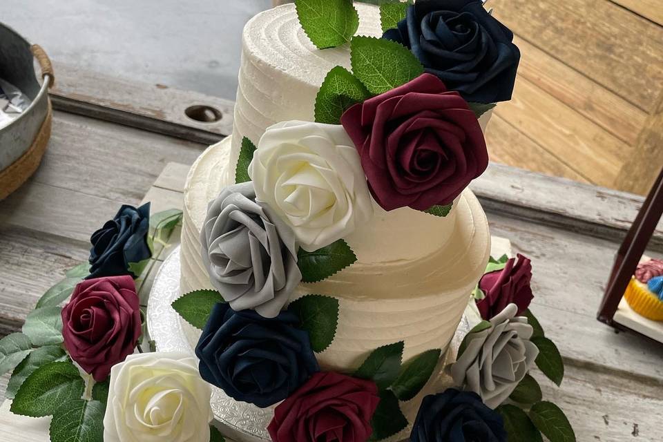 Floral Wedding Cake