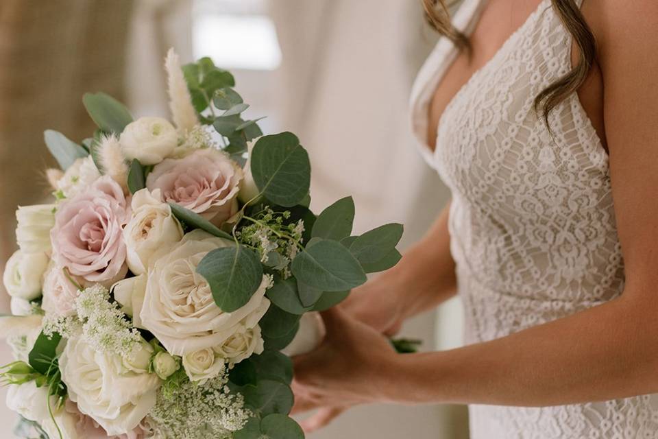 Bouquet blush dusty rose