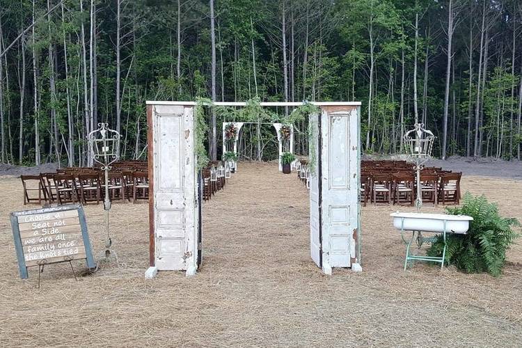 Wedding ceremony site