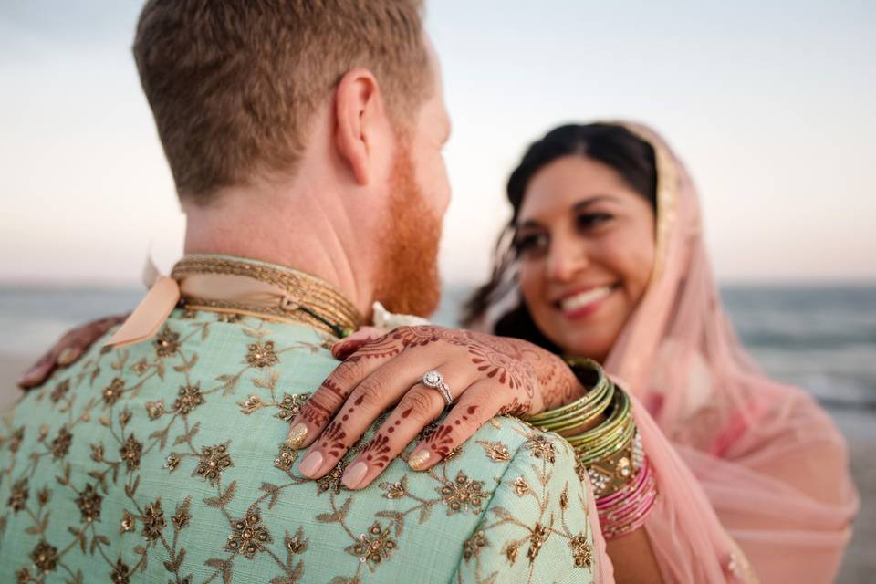 Wedding Day Gaze