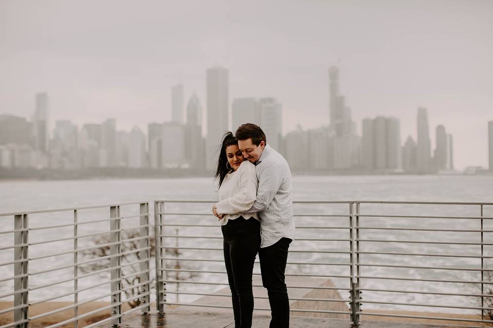 Chicago engagement session