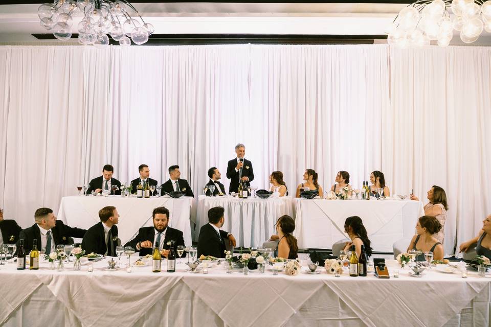 Ballroom Wedding Party Speech