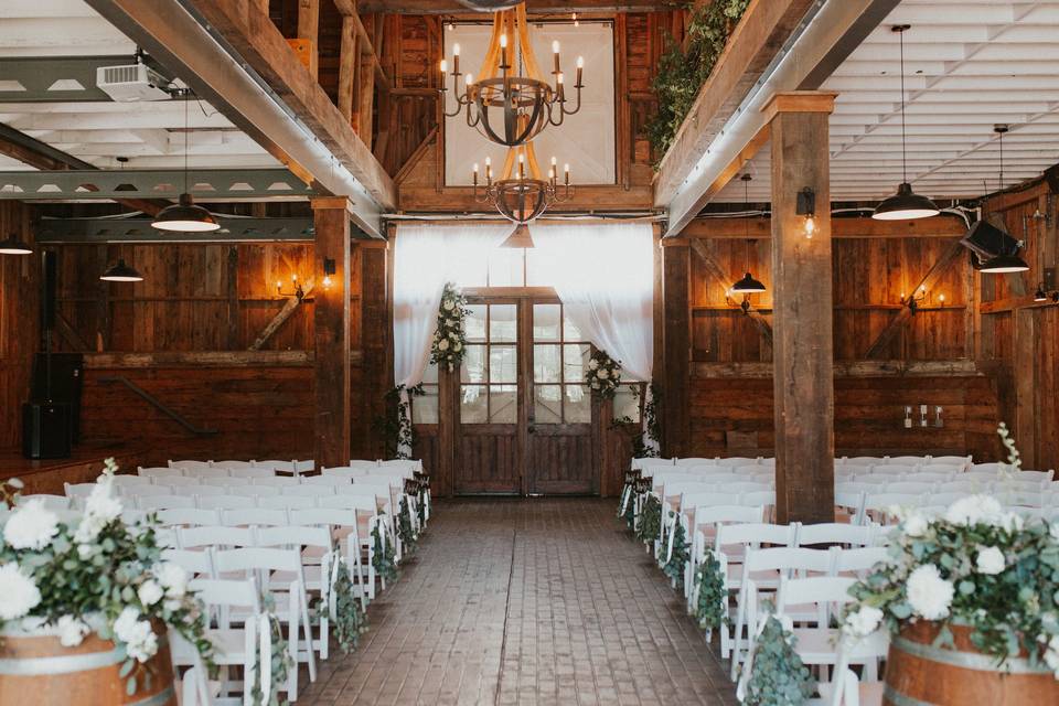 Ceremony set up...so elegant