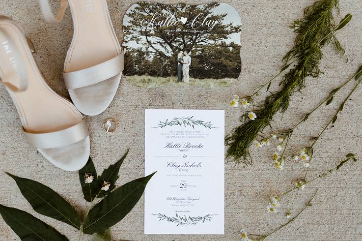 Flat lay-invitation-shoes-ring