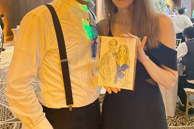 Live guest portrait