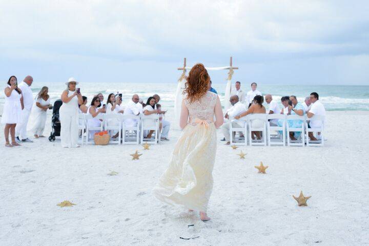 Walking down the aisle