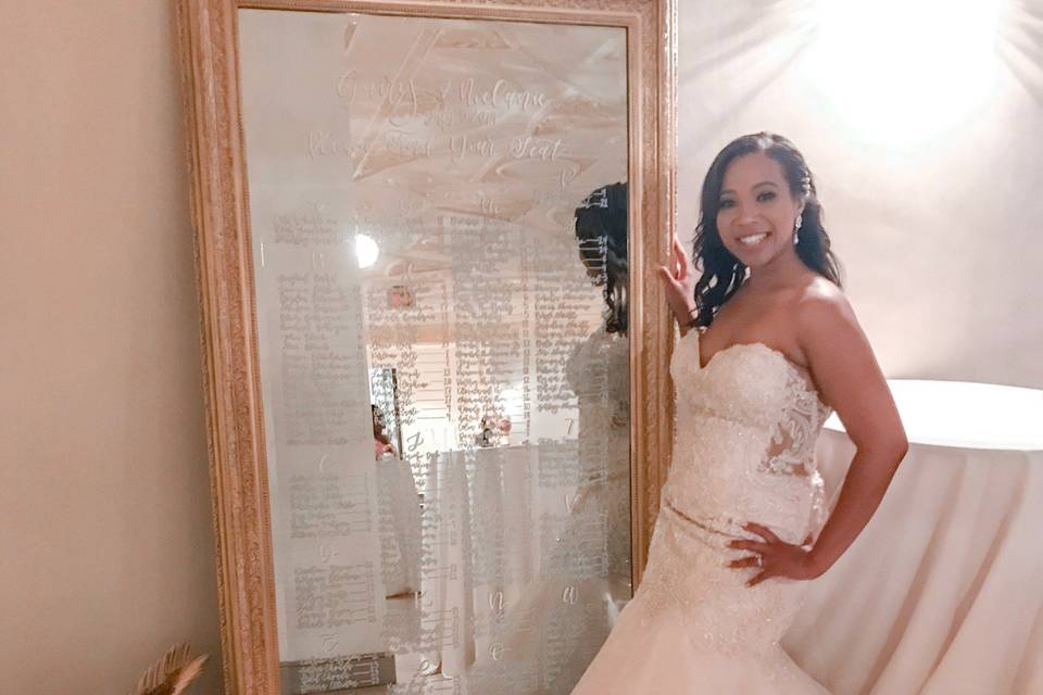 Atlanta Bride with Mirror