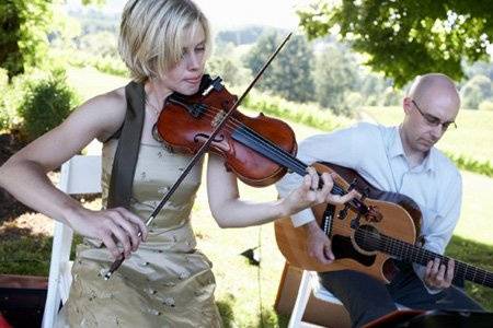 Violin and guitar