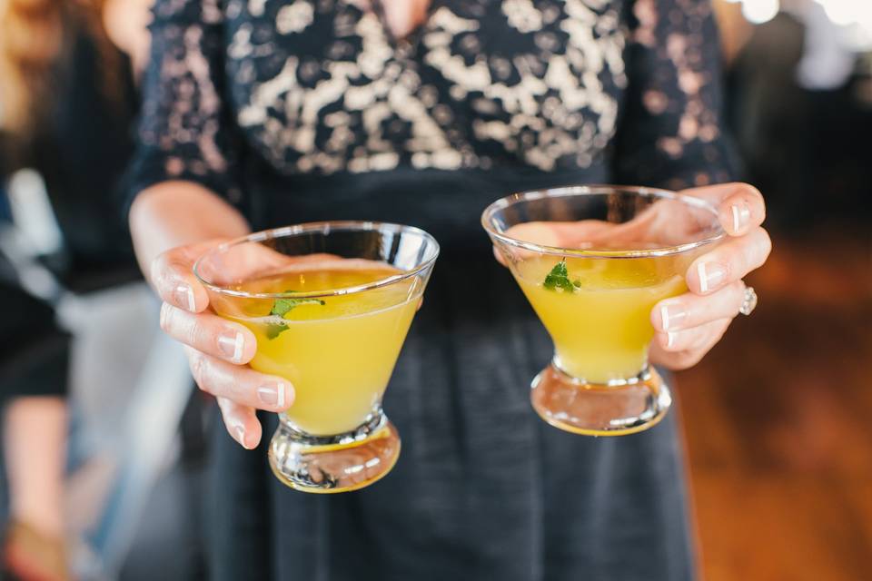 Pineapple martini | Forks & Corks Catering