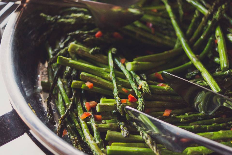 Lemon roasted asparagus | Forks & Corks Catering