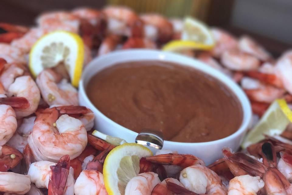 Shrimp cocktail | Forks & Corks Catering