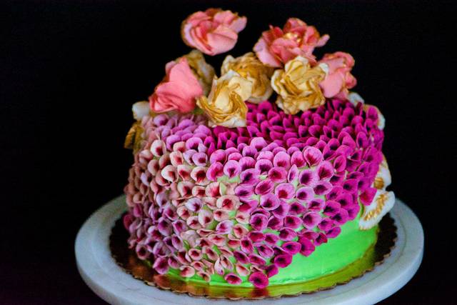 Elderflower Blueberry Cake