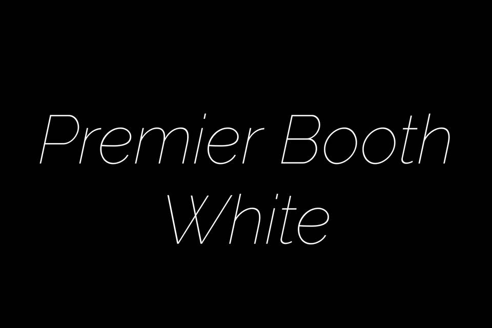 Premier Booth- White