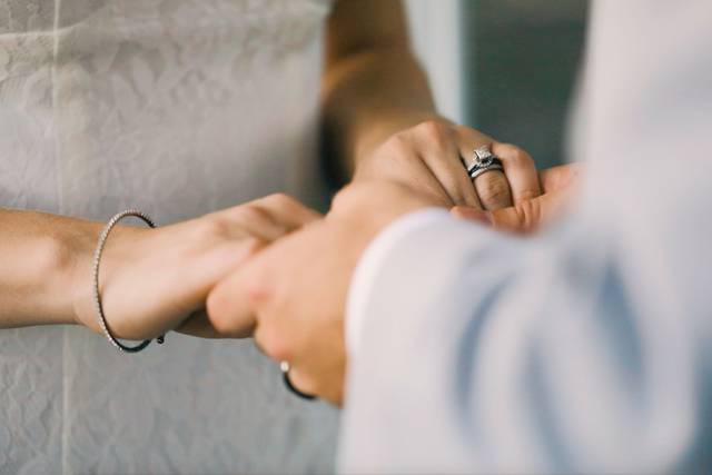 Holding hands