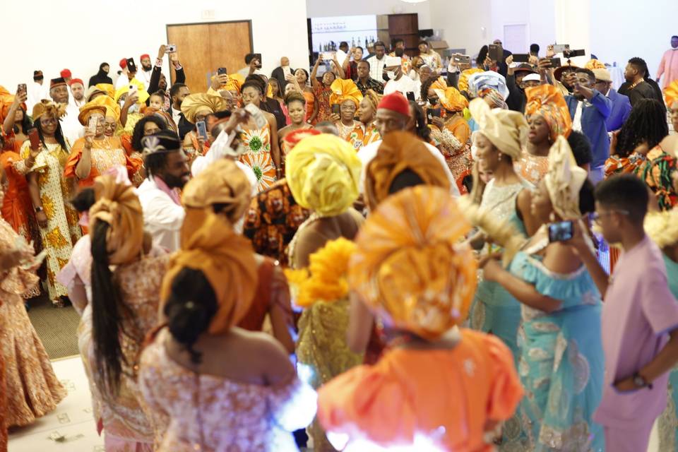 African wedding!!! 250 guests.