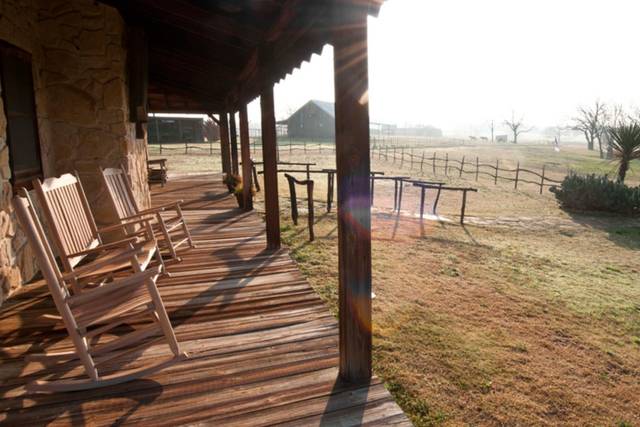 Idyllic porch