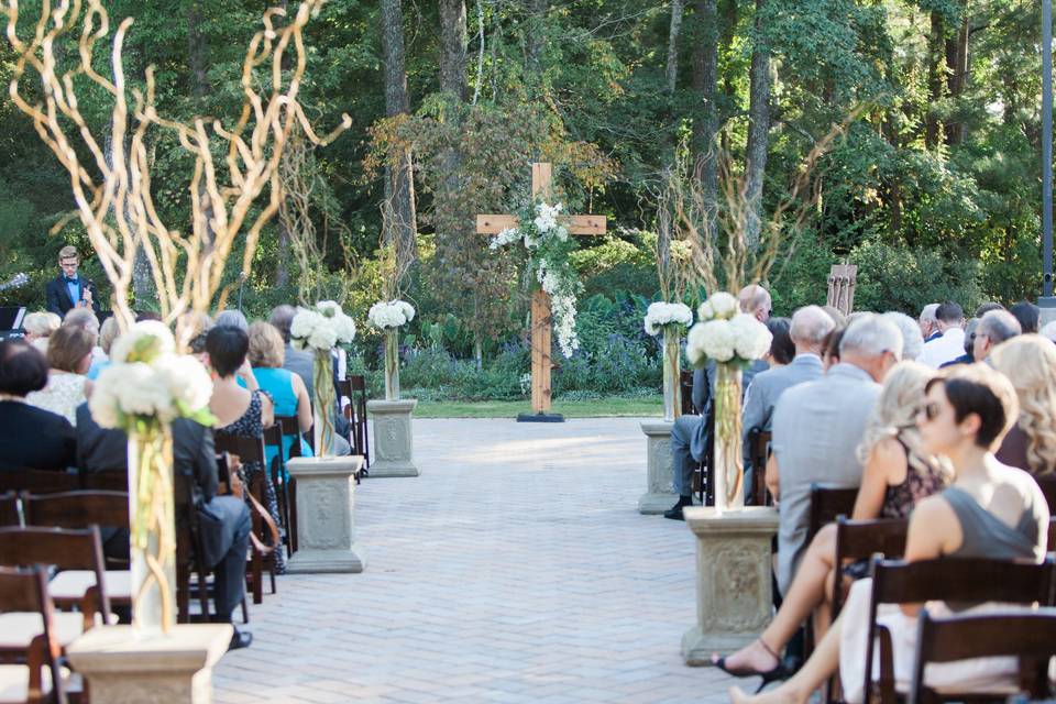 Wedding cremony area