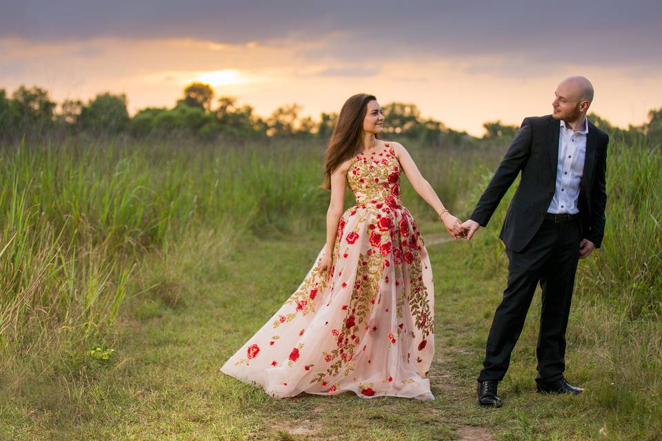 Boerne Engagement Portrait