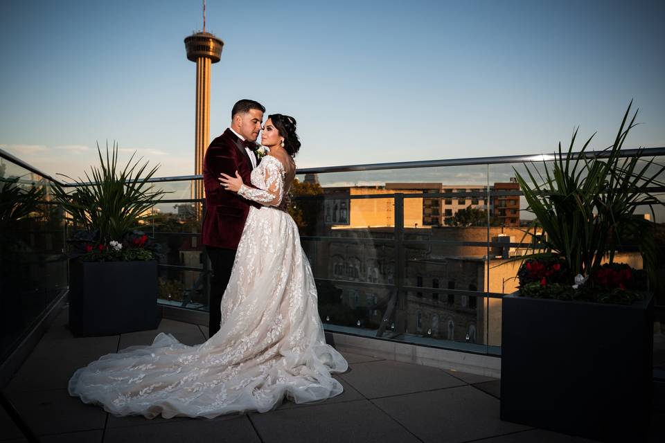 San Antonio Rooftop Wedding