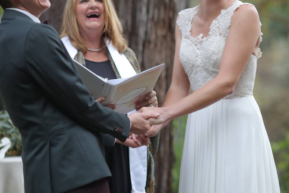 Handfasting in the forest