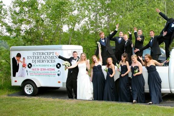 This wedding party was ready to party at Crystal Peak in Winsted, CT! We had a blast djing and running the photobooth at this wedding!