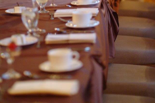 Long table setting