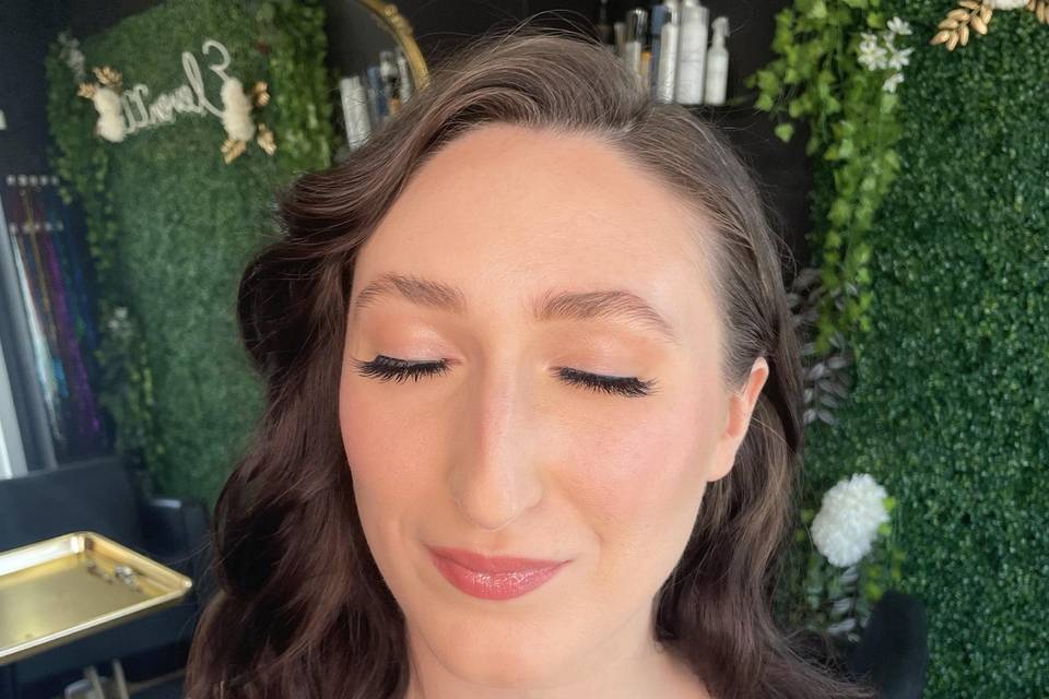 Bridal trial makeup by Kortney